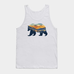 Bear Outdoor National Park Wildlife Tank Top